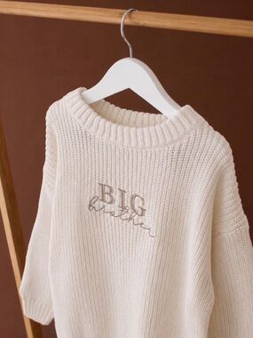 White Cream "Big Brother"
Knit Sweater. Brand new